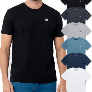 T Shirts Soft Cotton Blend Crew Neck Tee S image 1