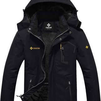 Waterproof Ski Jacket Winter Snow Coat with Detachable Hood image 1